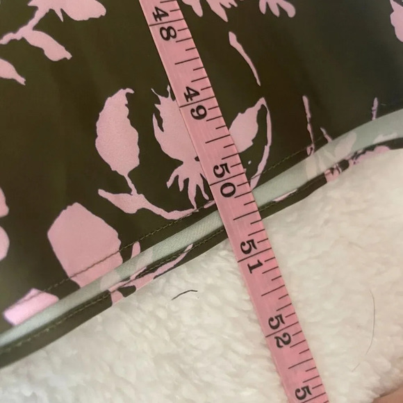 Outerknown Women’s Ellison Slip Dress Small Floral Green Pink Sleeveless Flowy - Picture 7 of 7